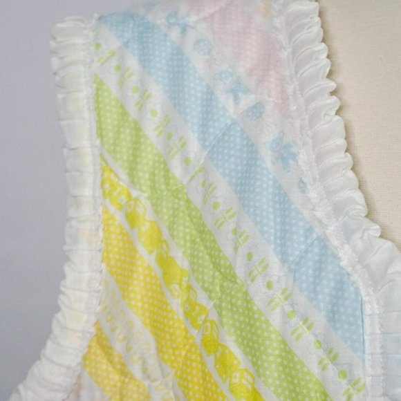 Vintage/ Reworked Quilt Vest - Picture 4 of 6